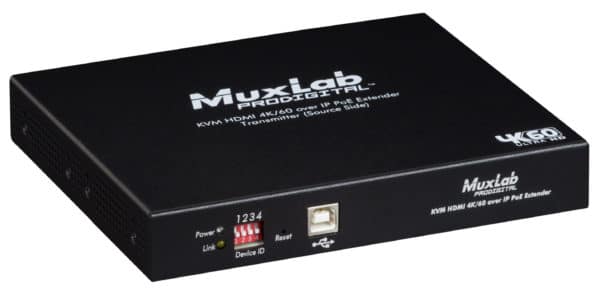 KVM HDMI over IP PoE Extender TX, UHD-4K