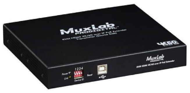 KVM HDMI over IP PoE Extender TX, UHD-4K image 1