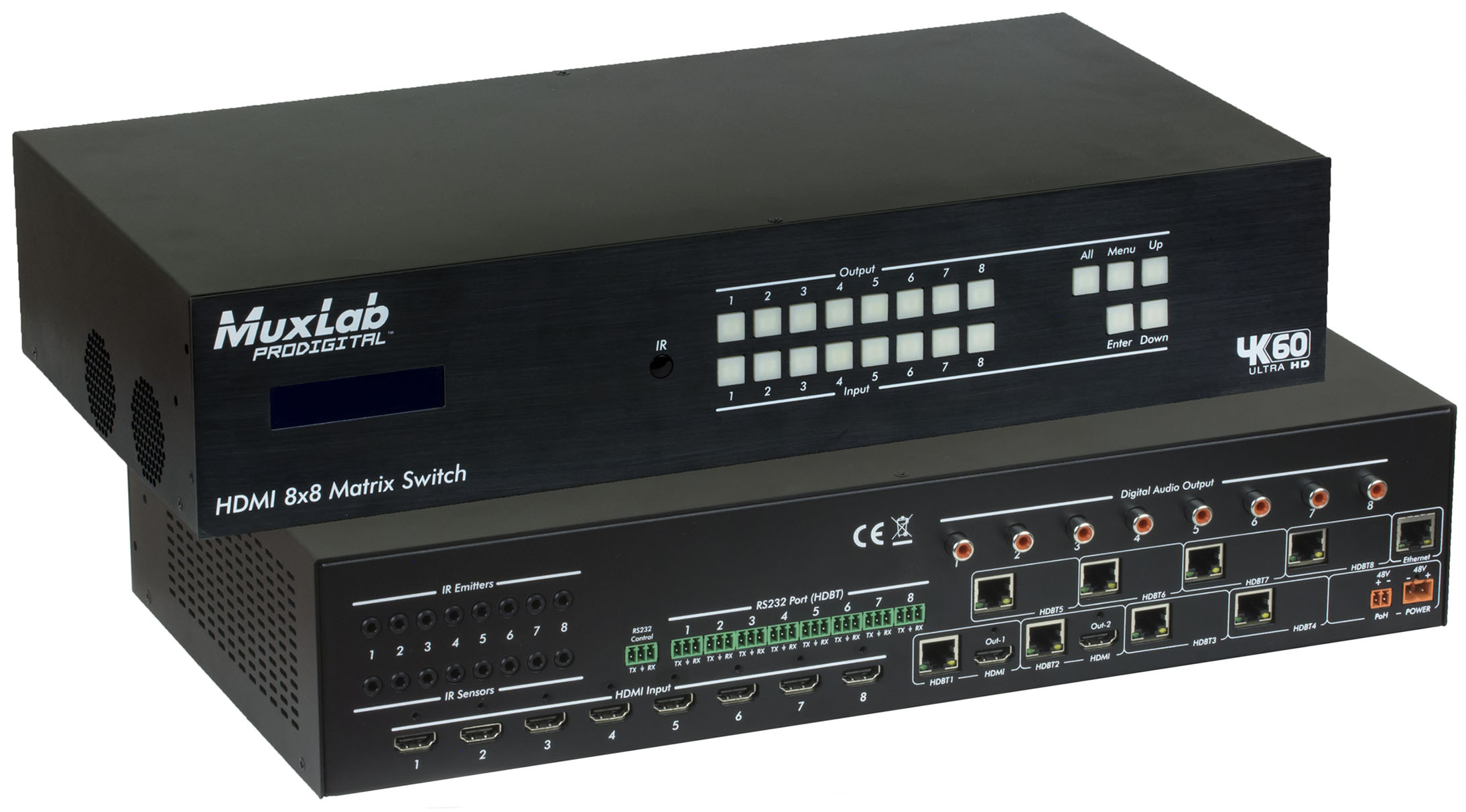 HDMI 8×8 Matrix Switch, HDBT, 4K/60 EU