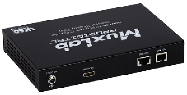 HDMI 4K/60 KVM Over IP Receiver, UTP image 1