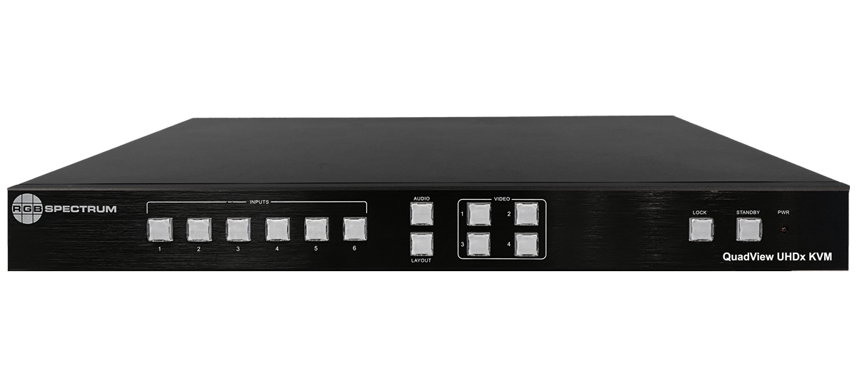 QuadView UHDx KVM Multiviewer