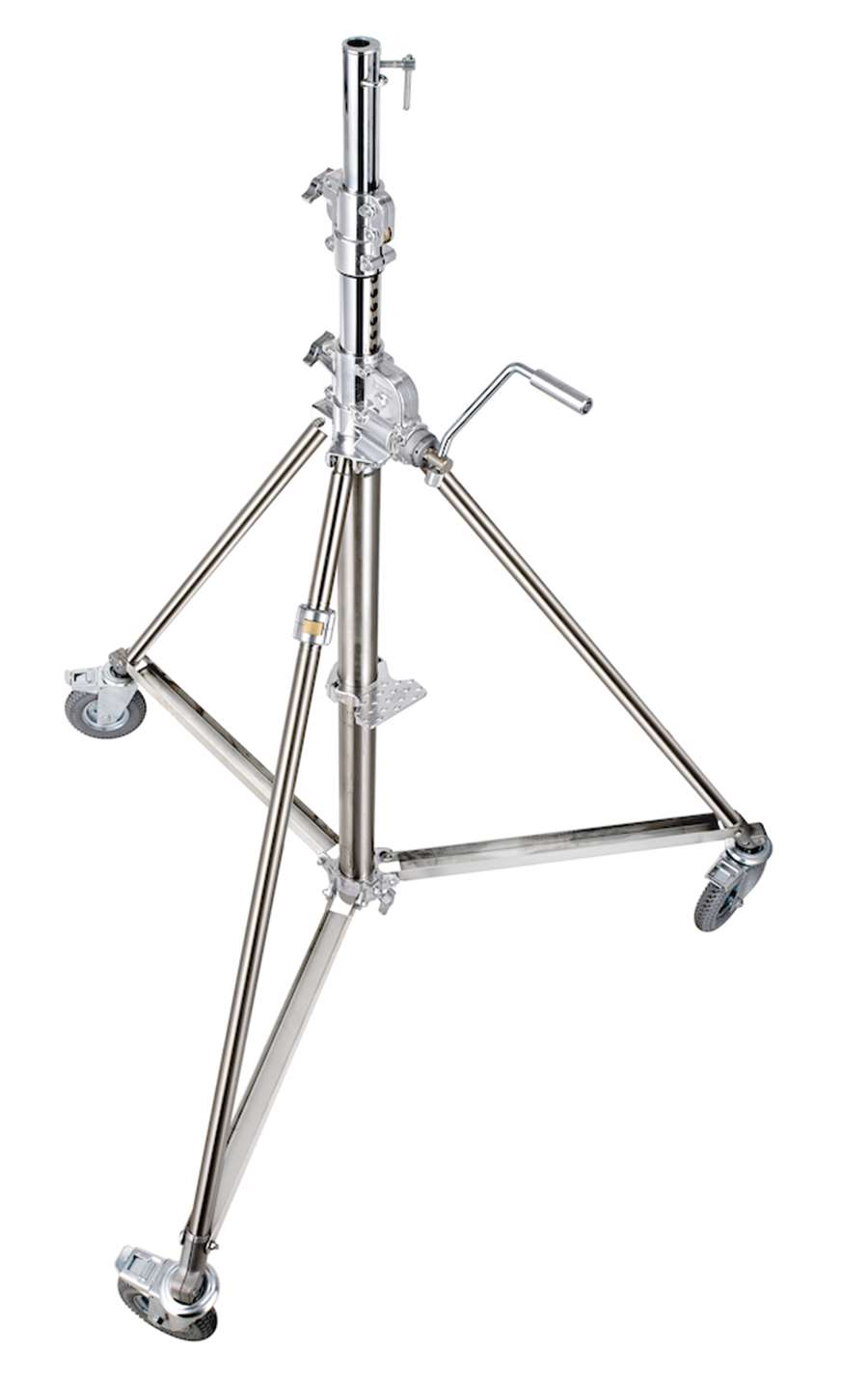 Super wind up stainless steel stand - 172/386 cm