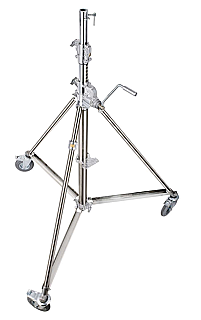 Super wind up stainless steel stand - 172/386 cm image 1
