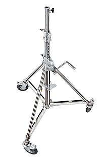 Super wind up stainless steel stand - 140/290 cm image 1