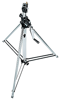Steel 2-Section Wind Up Stand - 139/247 cm image 1