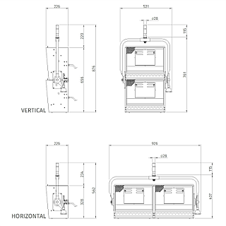 Iris 2 - 1250W x 2 vertical cyclorama image 1