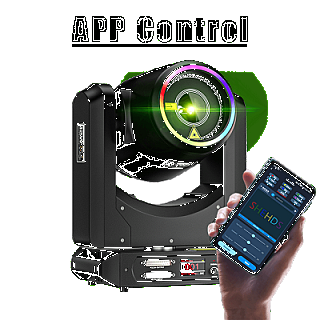 Constellaser APP Control 12W Moving Head Laser Light With Ring Effect image 1