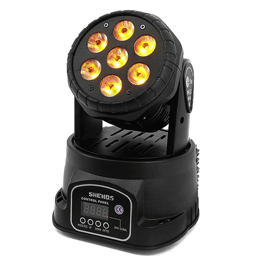 LED 7x18W Wash Moving Head Light
