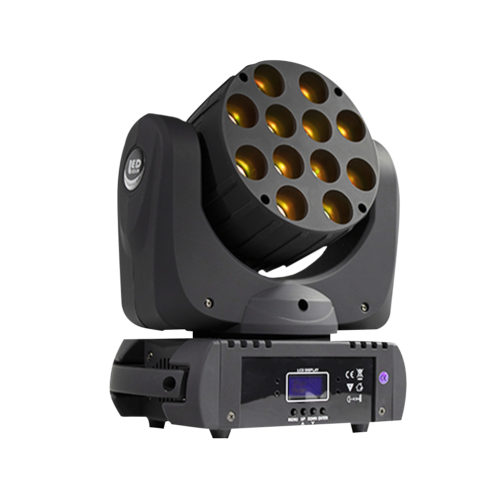 12x12W RGBW LED Beam Moving Head Light DMX512