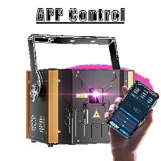 Constellaser APP Control 6W RGB Animation Semiconductor Laser Light With DMX512, ILDA & RJ45 Art Net Connector image 1