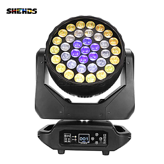 37x15W RGBW Mini LED Wash Moving Head Light With Zoom Effect image 1