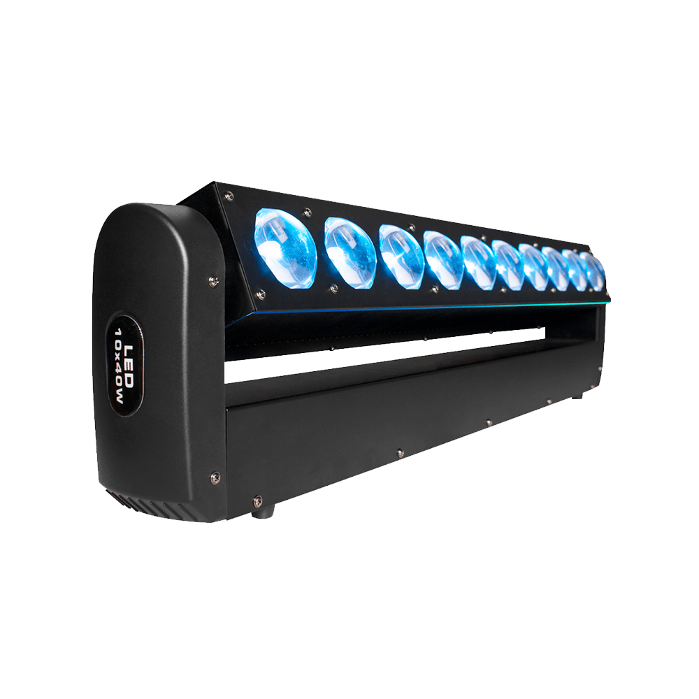 10x40W RGBW 4in1 Wall Wash & Beam Moving Head Light