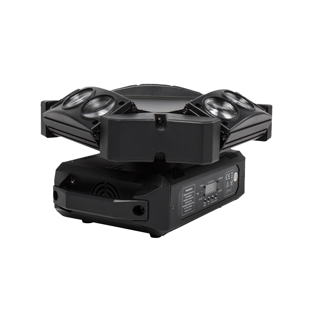 Mini LED Beam Spider 9x10W RGBW Moving Head Light