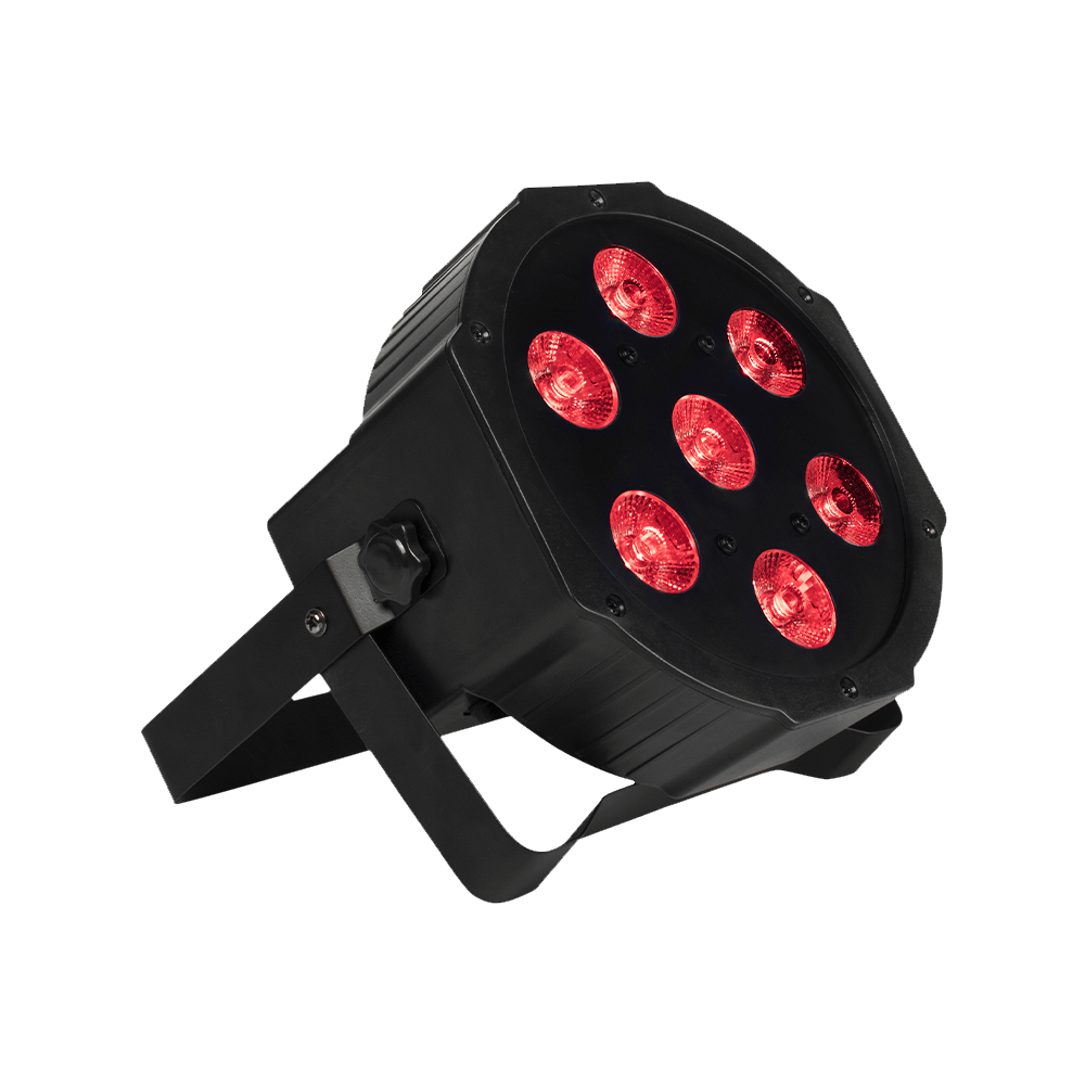 LED Flat Par 7x18W RGBWA UV
