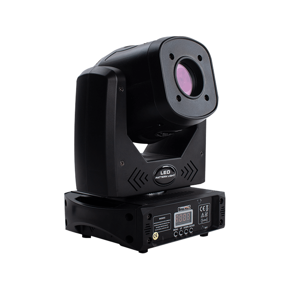 80W LED Spotlight With 3-Prism Gobo Light