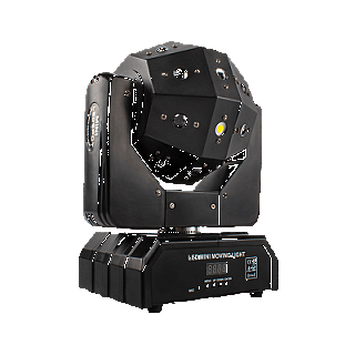 16X3W LED Football Beam & Laser & Strobe 3in1 Moving head light With Red & Green Laser image 1
