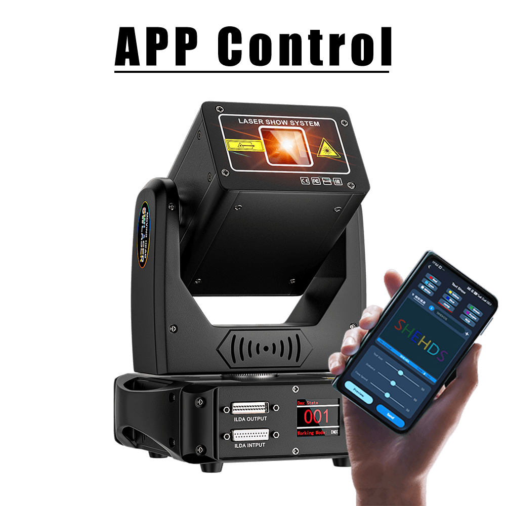 Constellaser APP Control 6W RGB Scanner Moving Head Laser Light