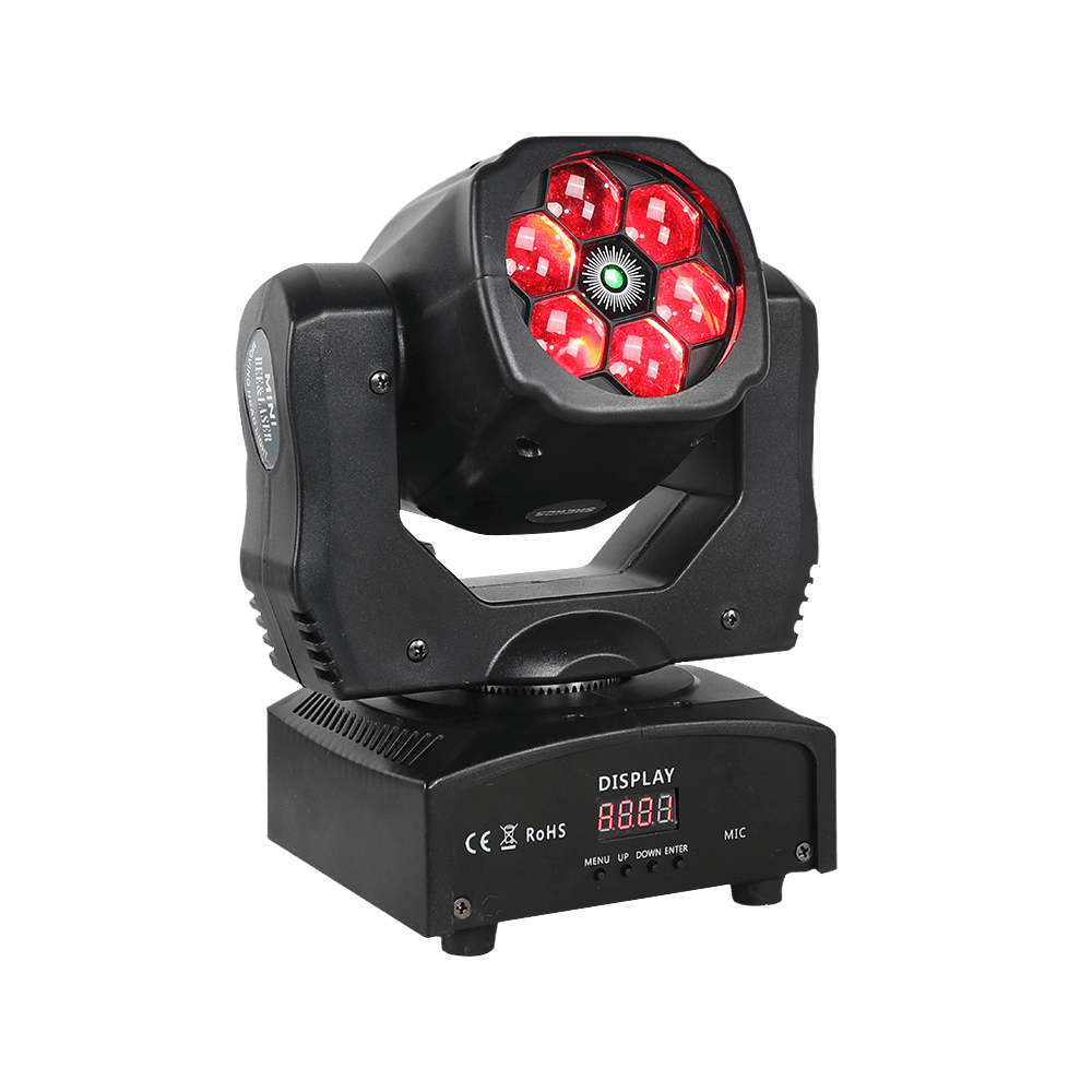 JMS WEBB 6x15W Laser & RGBW Beam Moving Head Light