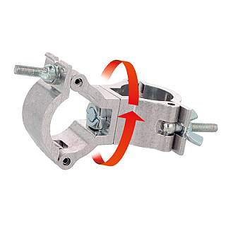 1½" - 38mm Atom Swivel Coupler Silver image 1