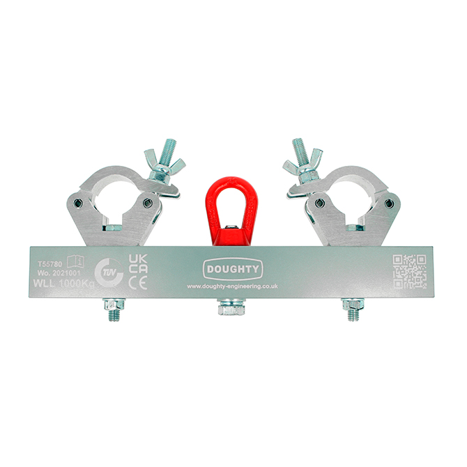 1000Kg Solid Hanging Truss Adaptors Silver