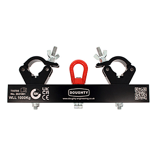 1000Kg Solid Hanging Truss Adaptors Black image 1