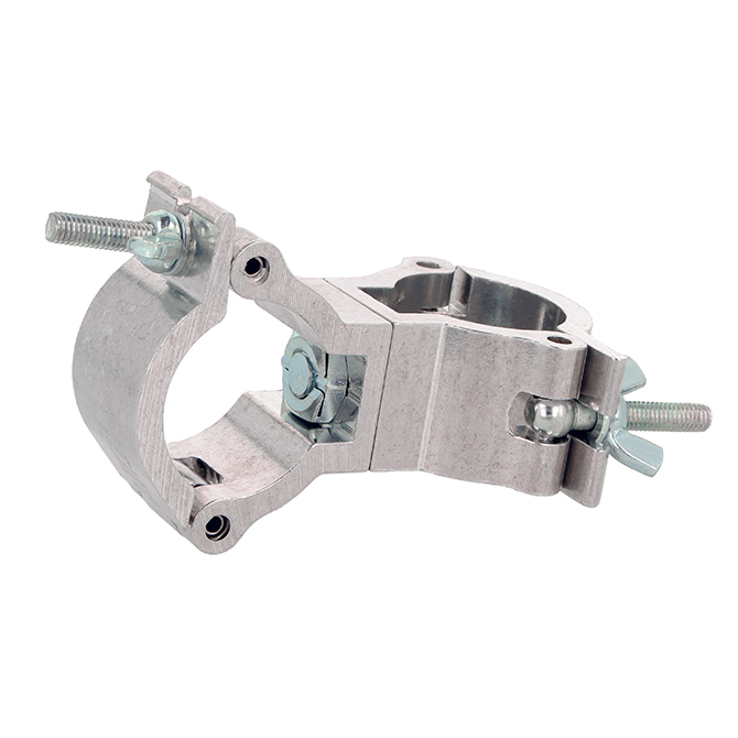 38mm Atom 90° Fixed Coupler Silver