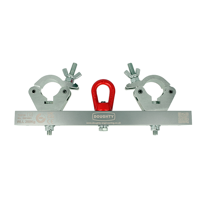 250Kg Solid Hanging Truss Adaptors Silver