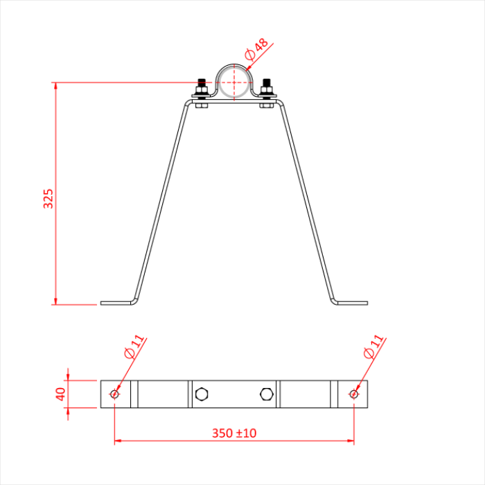40" C Stand