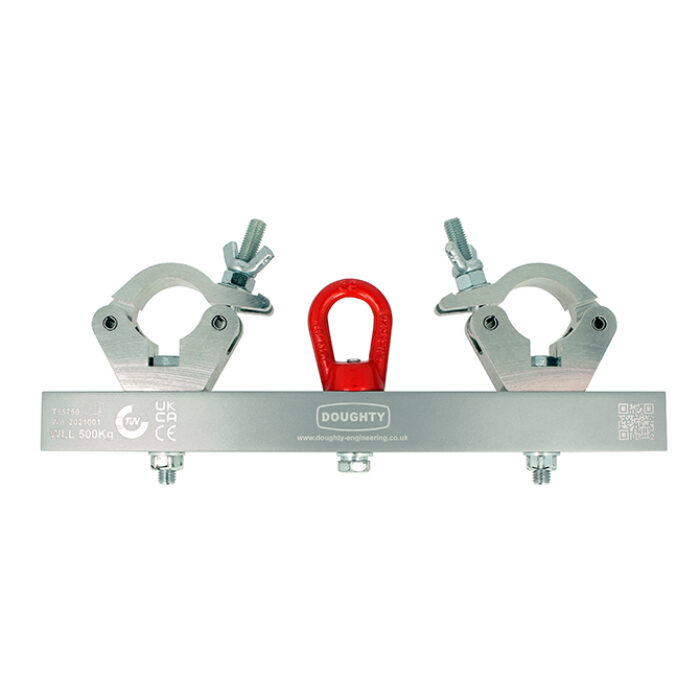 500Kg Solid Hanging Truss Adaptors Silver