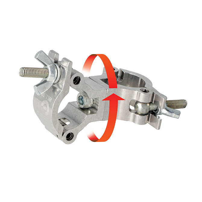 Swivel Coupler Silver
