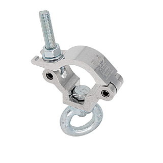 Slimline Lightweight Hanging Clamp Silver image 1