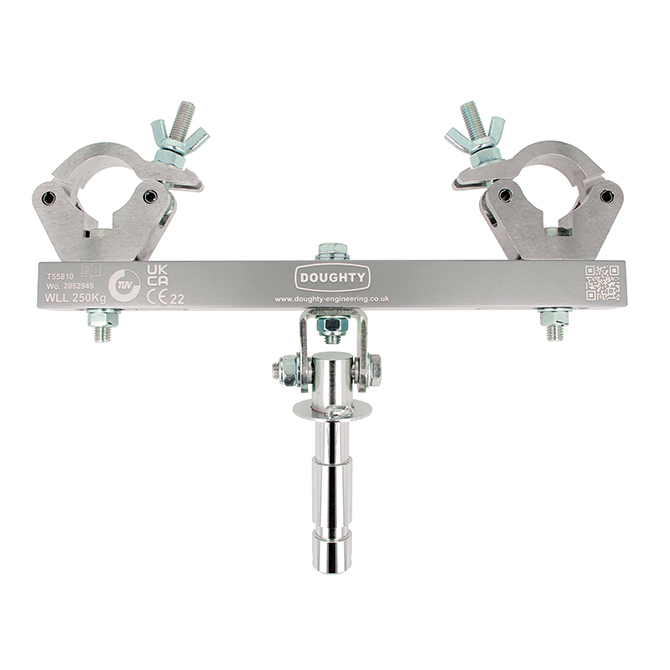 Solid Swivel Truss Adaptor Silver