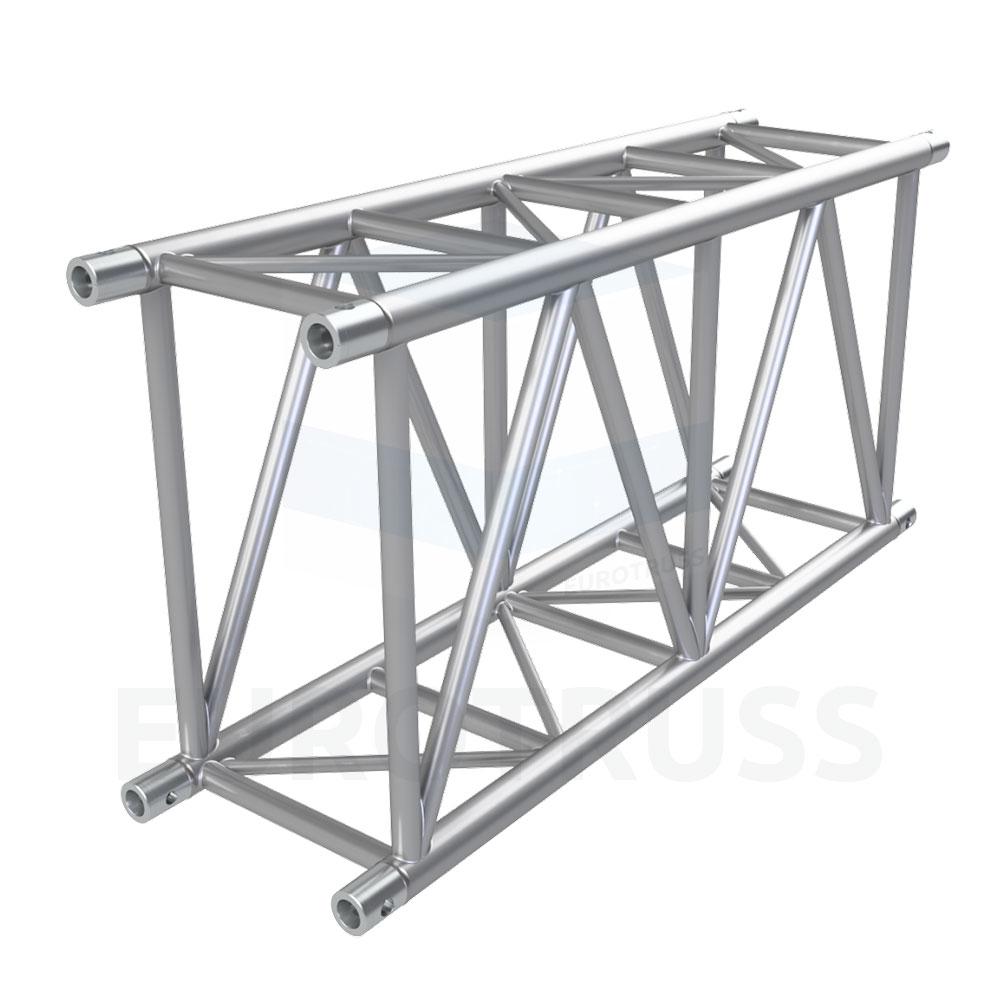 TTU Rectangular Truss (4-point), Length: 400 cm, silver