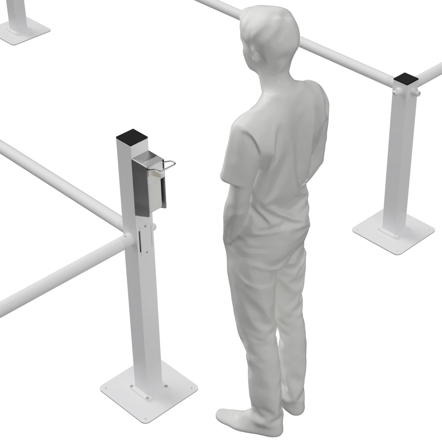 Eurotruss Guiding Barrier Banner Tower