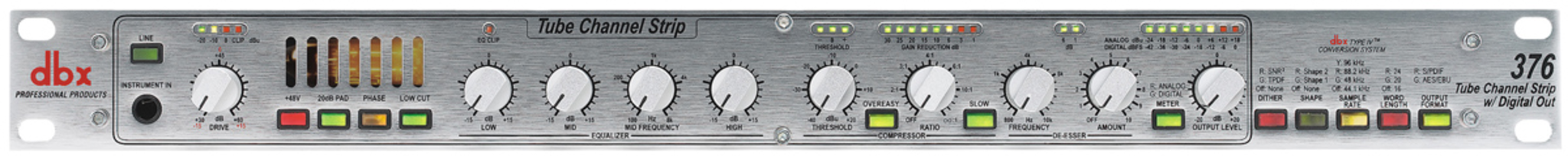 376 Tube Channel Strip w/Digital Out