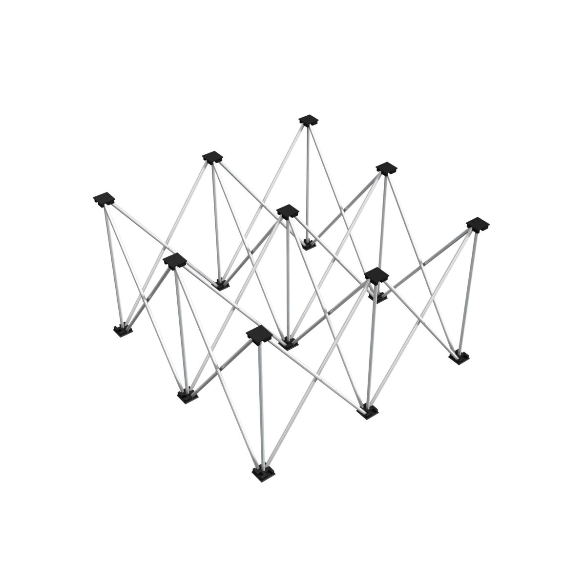 Spider Riser 2X1 60cm Black