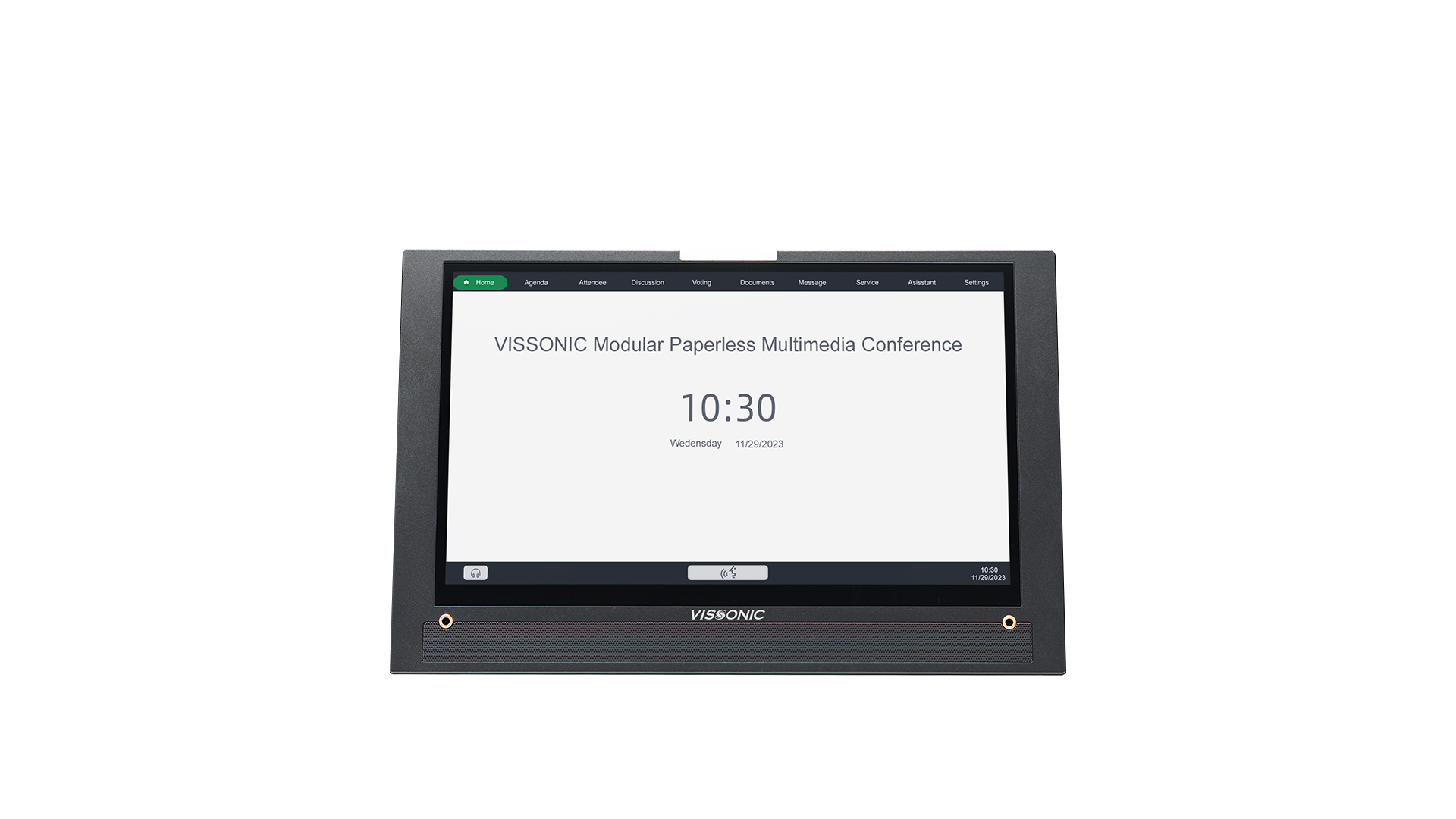 11.6" Paperless Flush-mount Multimedia Conference Unit