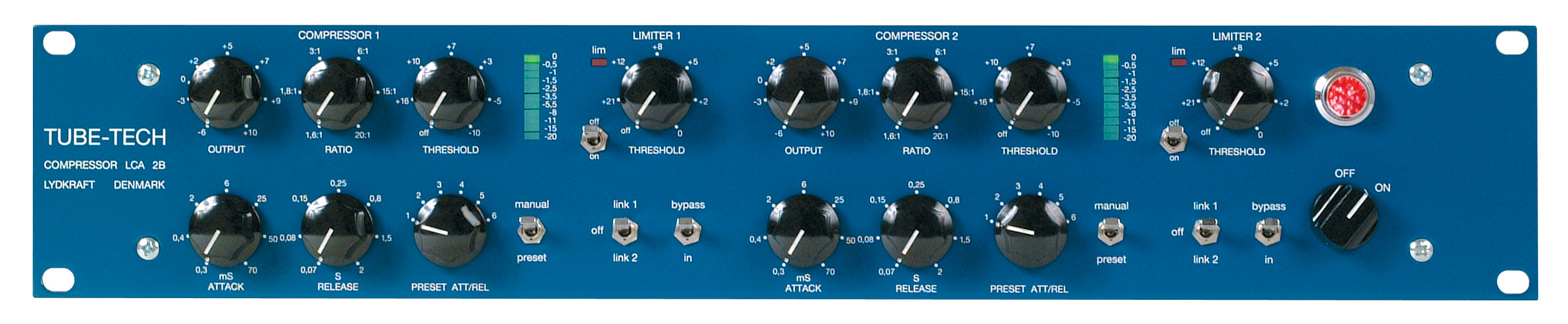 LCA 2B Dual Channel Tube VCA Compressor