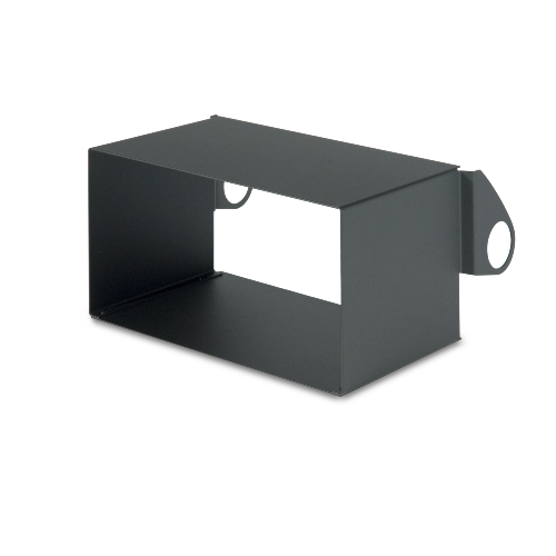 Anti-glare shield, full - Small, POI, P/Q/i Series Black