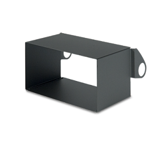 Anti-glare shield, full - Small, POI, P/Q/i Series Black image 1