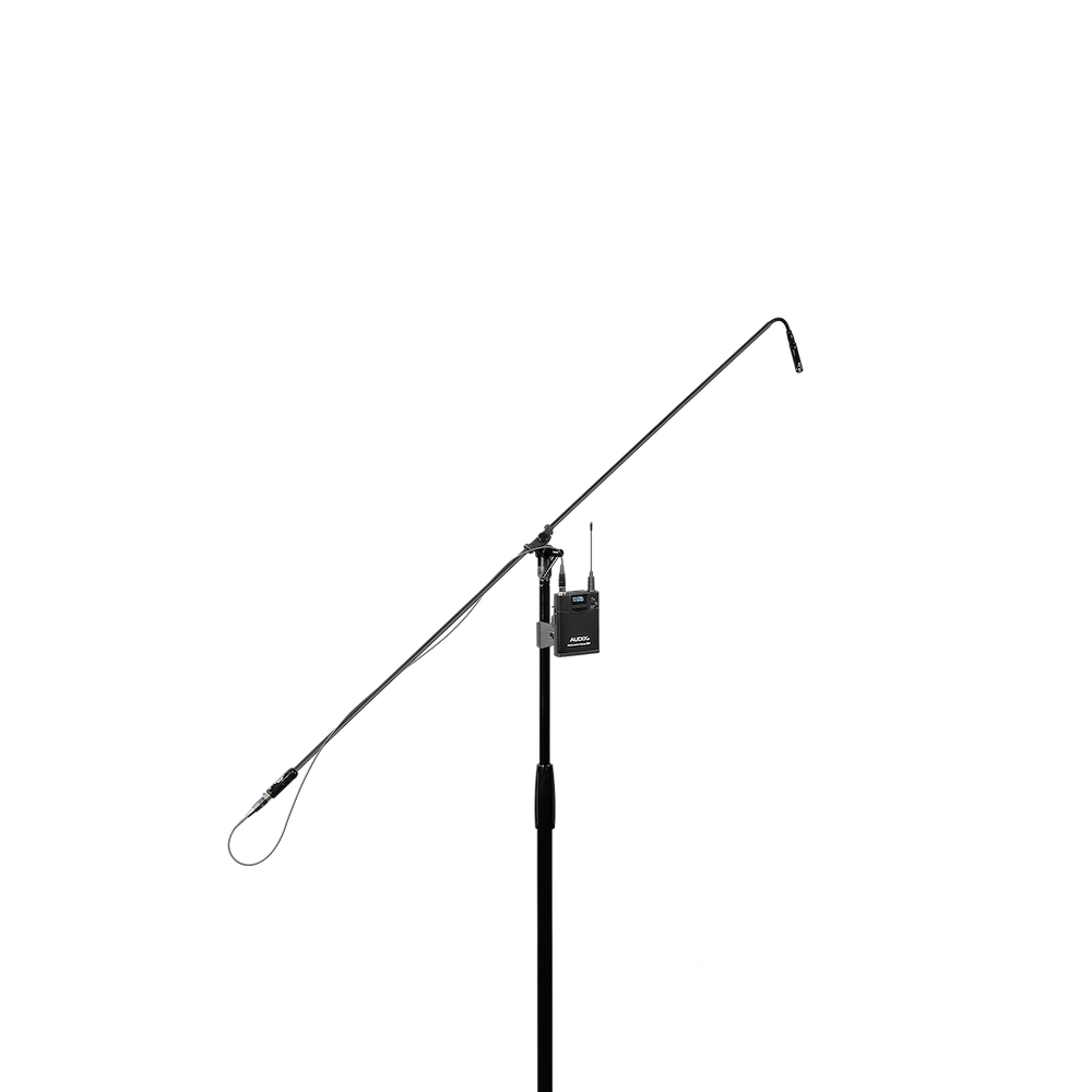 Wireless Condenser Cardioid Mic w/50'' Carbon Fiber Boom