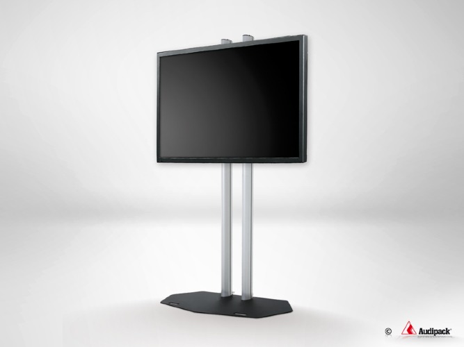 Flat panel floor stand, height 1800 mm, Max. 55"