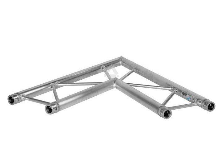 H40L C002F Flat Truss Corner (2-Point), 2-Way 60° Flat, silver
