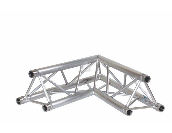 X30D C002 Triangle Truss Corner (3-Point), 2-Way 60°, silver