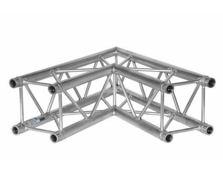 X30V C002 Square Truss Corner (4-Point), 2-Way 60°, silver