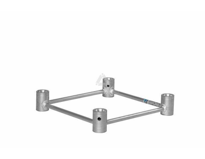 40V Square Truss Box Corner Attachment, silver