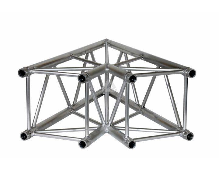 H40V C001 Square Truss Corner (4-Point), 2-Way 45°, silver