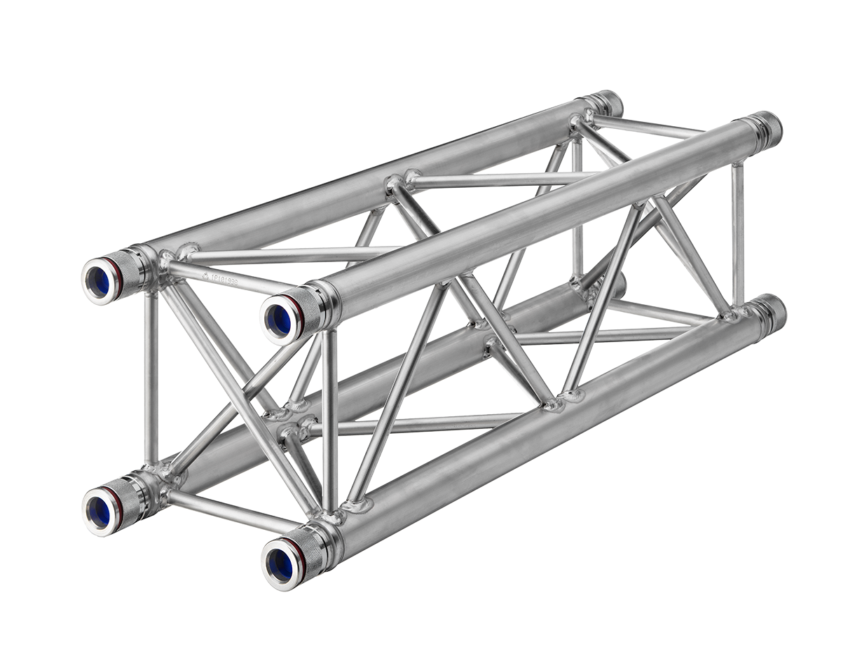 H40R L400 Square Verto Truss (4-Point), Lenght: 400 cm, silver