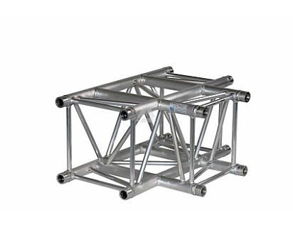H40V C017 Square Truss Corner (4-Point) ,3-Way T-Joint, silver image 1