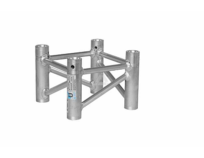 30V Square Truss Box Corner Attachment, long, 21 cm, silver image 1